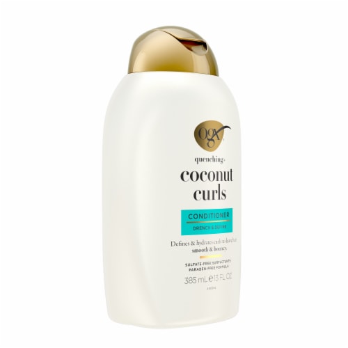 OGX Quenching + Coconut Curls Curl-Defining Conditioner Perspective: left