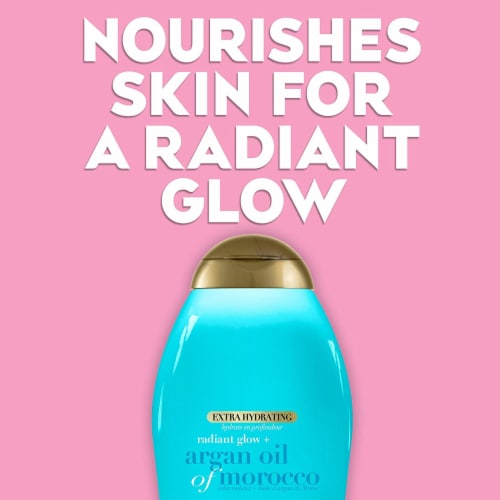Moroccan Argan Oil Extra Hydrating Body Wash For Dry Skin Perspective: left