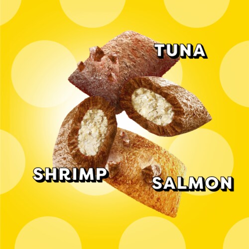 Temptations MixUps Surfers Delight Tuna Shrimp & Salmon Flavor Adult Cat Treats Perspective: left