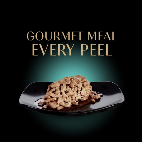 Sheba Perfect Portions Adult Wet Cat Food Cuts in Gravy Roasted Chicken & Tender Turkey Variety Pack Perspective: left