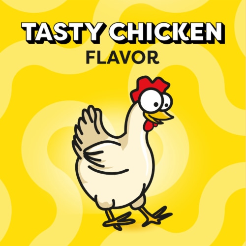 Temptations Classic Crunchy and Soft Cat Treats Tasty Chicken Flavor Perspective: left