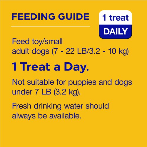 Pedigree Dentastix Adult Toy/Small Dog Dental Chew Dog Treats Beef Flavor Perspective: left