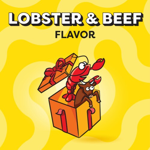 Temptations Birthday Crunchy and Soft Cat Treats Beef & Lobster Flavor Perspective: left