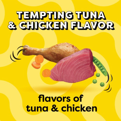 Temptations Complete Nutrition Tempting Tuna & Chicken Flavor Adult Dry Cat Food Perspective: left