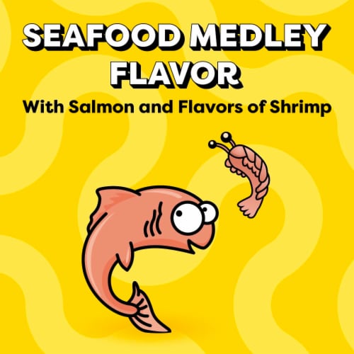 Temptations Adult Paté in Gravy Seafood Medley Perspective: left