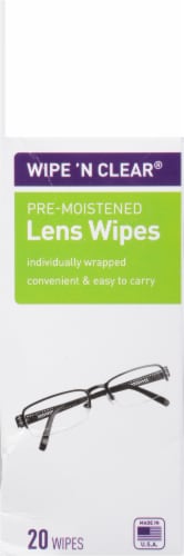 Flents® Wipe-n-Clear® Pre-Moistened Lens Wipes Perspective: left
