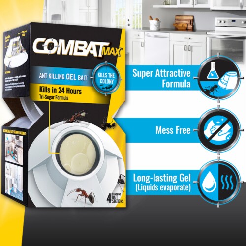 Combat Max® Ant Killing Gel Bait Perspective: left