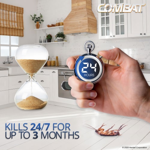 Combat Max® Roach Killing Gel Syringe Perspective: left