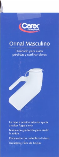 Carex Male Urinal Perspective: left