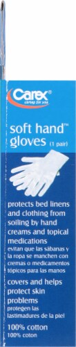 Carex Soft Hand Cotton Gloves - Large Perspective: left