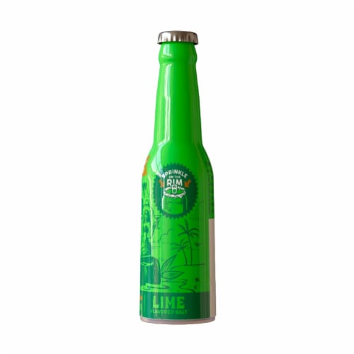 Twang® Lime Beer Salt Longneck Bottle Perspective: left