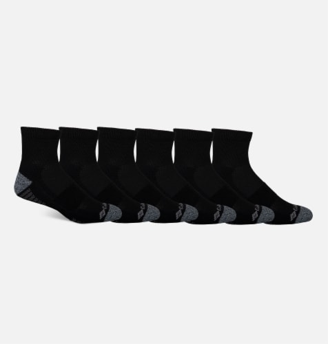Columbia Men's Large Quarter Socks - Black Perspective: left