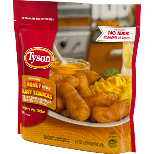 Tyson Frozen Honey Battered Breast Tenders Perspective: left
