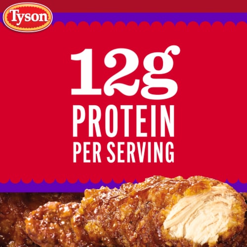 Tyson Frozen Sweet BBQ Flavored Chicken Strips Perspective: left