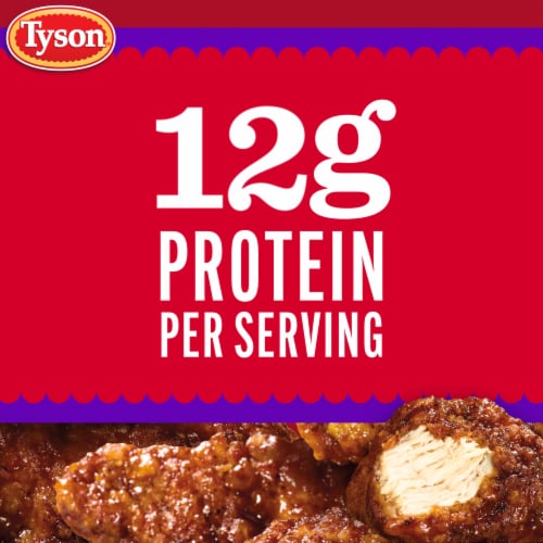 Tyson® Any'tizers® Frozen Honey BBQ Boneless Chicken Bites Perspective: left