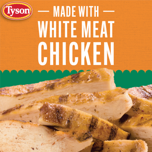 Tyson® Grilled & Ready® Fully Cooked Frozen Fajita Chicken Breast Strips Perspective: left