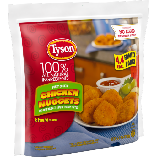 Tyson® Fully Cooked Chicken Nuggets Perspective: left