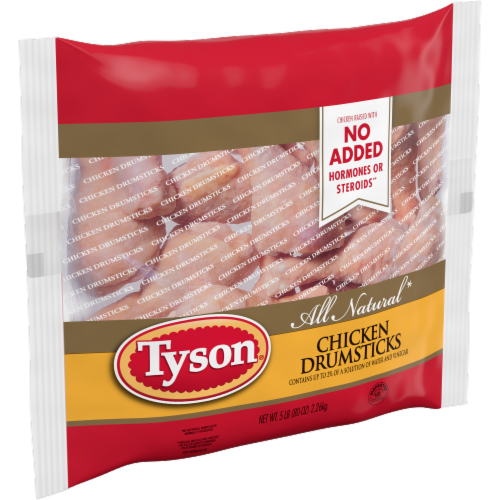 Tyson All Natural Fresh Chicken Drumsticks Perspective: left