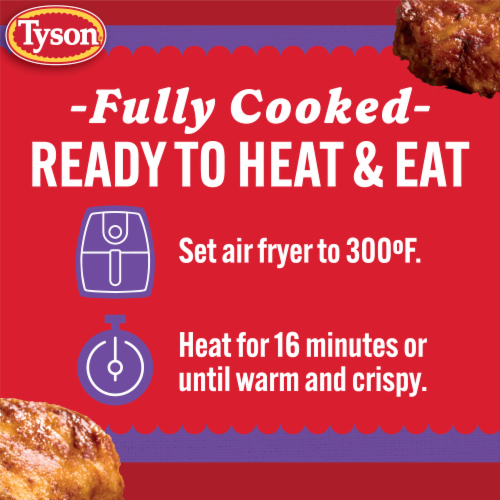 Tyson® Any'tizers® Honey BBQ Bone-In Chicken Wings Perspective: left