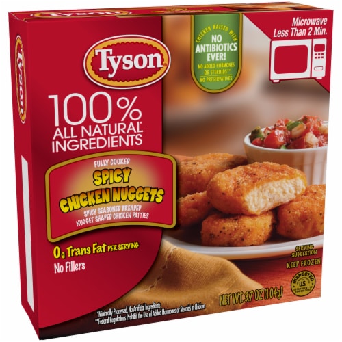 Tyson All Natural Spicy Chicken Nuggets, 3.7 oz Ralphs