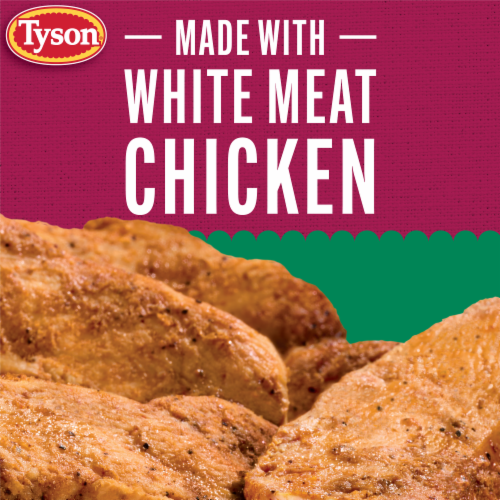 Tyson Blackened Flavored Unbreaded Chicken Strips Perspective: left