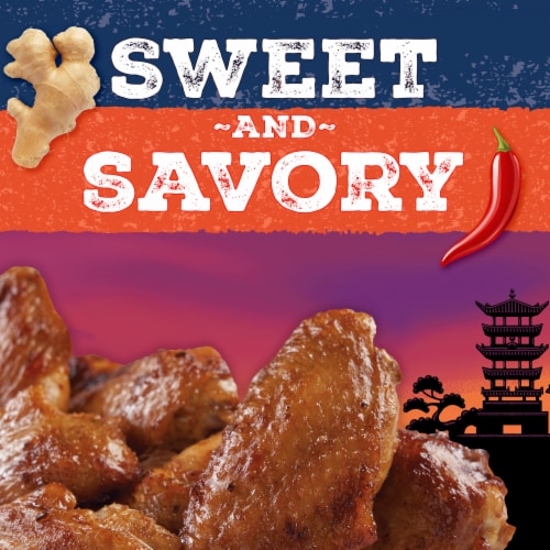 Tyson® Korean BBQ Flavored Chicken Wings Perspective: left