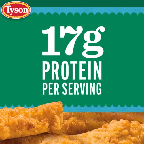 Tyson Frozen Lightly Breaded Chicken Strips Perspective: left