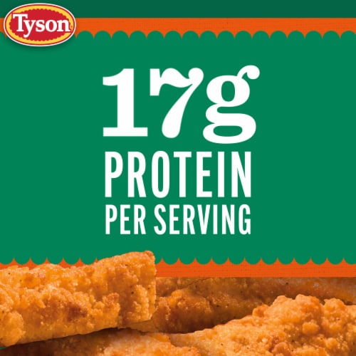 Tyson Frozen Lightly Breaded Buffalo Style Chicken Strips Perspective: left