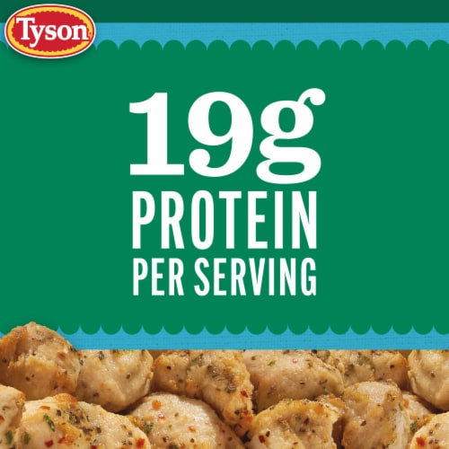 Tyson Frozen Mediterranean Style Boneless Chicken Bites Perspective: left