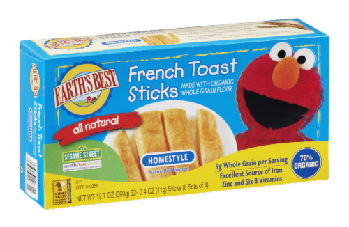 Earth's Best French Toast Sticks Perspective: left