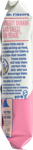 Earth's Best Crunchy Sticks Strawberry Banana Baby Food Snack Perspective: left