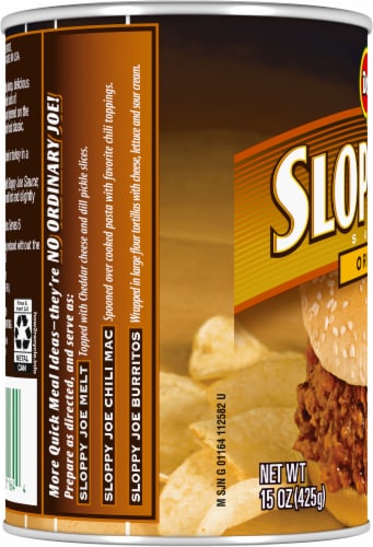 Del Monte Original Sloppy Joe Sauce Perspective: left