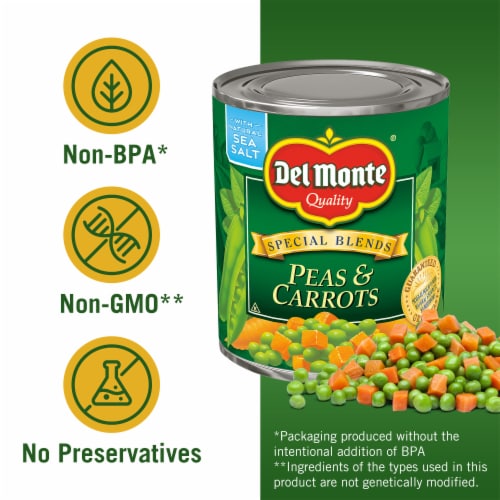 Del Monte Quality® Special Blends Peas and Carrots Canned Vegetables Perspective: left
