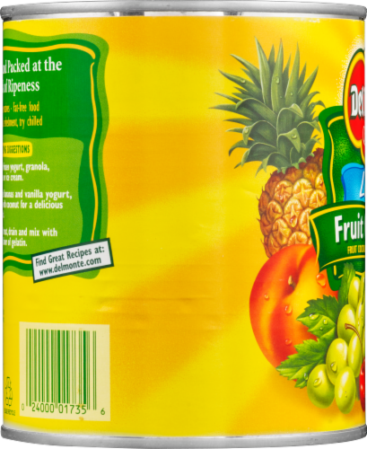 Del Monte Lite Fruit Cocktail Perspective: left