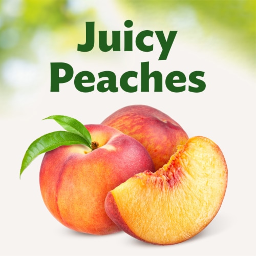 Del Monte® No Sugar Added Yellow Cling Sliced Peaches Canned Fruit Perspective: left