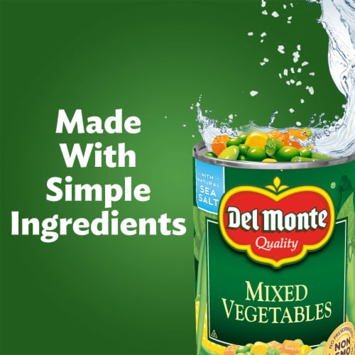Del Monte® Mixed Vegetables Canned Vegetables Perspective: left