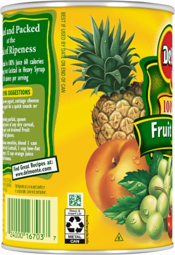 Del Monte® Fruit Cocktail in 100% Juice Perspective: left