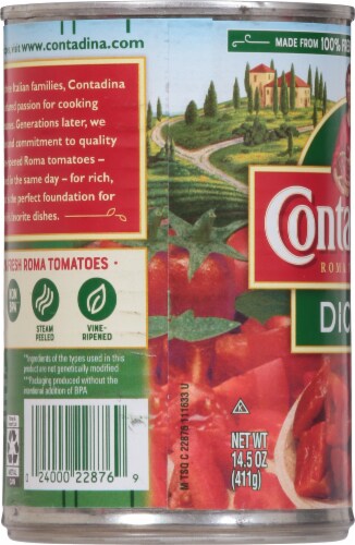Contadina® Diced Tomatoes Perspective: left