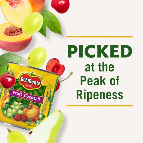 DEL MONTE® Fruit Cocktail in Extra Light Syrup Canned Fruit Perspective: left