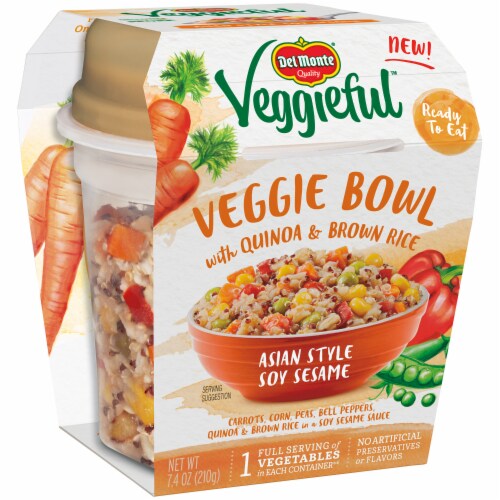 Del Monte® Veggieful Asian Style Veggie Bowl Perspective: left