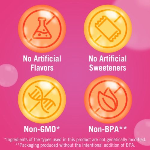Del Monte® Bubble Fruit Cup Snacks Peach Strawberry Lemonade 4 Pack Perspective: left