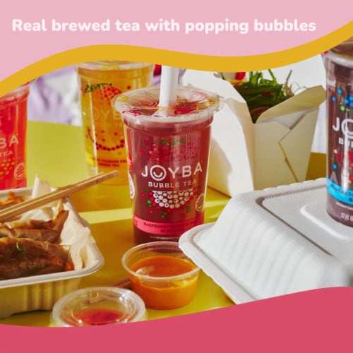 Joyba™ Strawberry Lemonade Green Bubble Tea Perspective: left