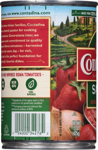 Contadina Extra Thick & Zesty Tomato Sauce Perspective: left