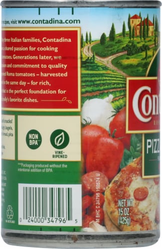 Contadina® Roma Style Pizza Sauce Flavored with Pepperoni Perspective: left