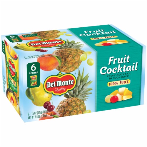Del Monte Fruit Cocktail in 100% Juice Perspective: left