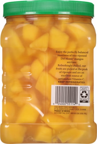 Del Monte® SunFresh® Mango Chunks in Extra Light Syrup Perspective: left