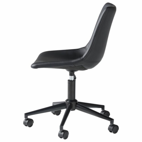 Ashley Furniture Home Office Swivel Desk Chair - Black Perspective: left