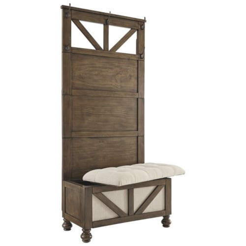 Brickwell hall tree with storage bench 2025