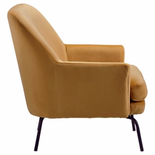 Ashley Furniture Dericka Gold Accent Chair Perspective: left