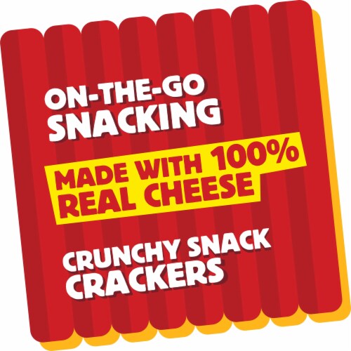 Cheez-It® Grooves Sharp White Cheddar Cheese Crackers Perspective: left